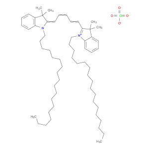 2-[5-(1,3-Dihydro-3,3-dimethyl-1-octadecyl-2H-indol-2-ylidene)-1,3-pentadienyl]-3,3-dimethyl-1-oct…