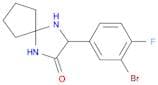 3-(3-Bromo-4-fluorophenyl)-1,4-diazaspiro[4.4]nonan-2-one