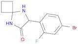 7-(4-Bromo-2-fluorophenyl)-5,8-diazaspiro[3.4]octan-6-one