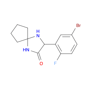 3-(5-Bromo-2-fluorophenyl)-1,4-diazaspiro[4.4]nonan-2-one