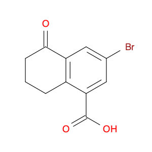 1-Naphthalenecarboxylic acid, 3-bromo-5,6,7,8-tetrahydro-5-oxo-