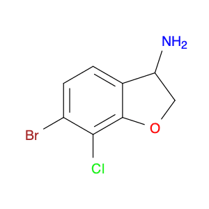 6-Bromo-7-chloro-2,3-dihydrobenzofuran-3-amine