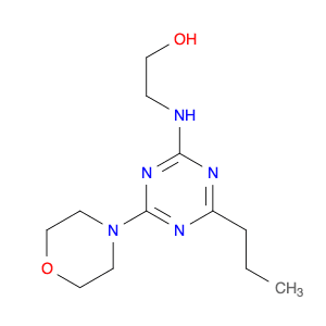 2-((4-Morpholino-6-propyl-1,3,5-triazin-2-yl)amino)ethanol