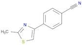 4-(2-Methyl-1,3-thiazol-4-yl)benzonitrile
