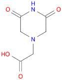 1-Piperazineacetic acid, 3,5-dioxo-