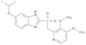 1H-Benzimidazole, 6-(difluoromethoxy)-2-[[(3,4-dimethoxy-2-pyridinyl)methyl]sulfonyl]-