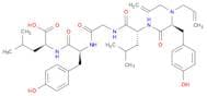 L-Leucine, N-[N-[N-[N-(N,N-di-2-propenyl-L-tyrosyl)-D-leucyl]glycyl]-L-tyrosyl]- (9CI)