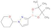 1-(oxan-2-yl)-3-(tetramethyl-1,3,2-dioxaborolan-2-yl)pyrazole