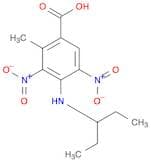 2-methyl-3,5-dinitro-4-[(pentan-3-yl)amino]benzoic acid
