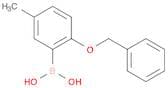 Boronic acid, [5-methyl-2-(phenylmethoxy)phenyl]- (9CI)
