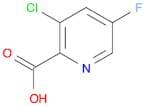 2-Pyridinecarboxylic acid, 3-chloro-5-fluoro-