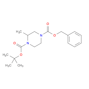 1,4-Piperazinedicarboxylic acid, 2-methyl-, 1-(1,1-dimethylethyl) 4-(phenylmethyl) ester