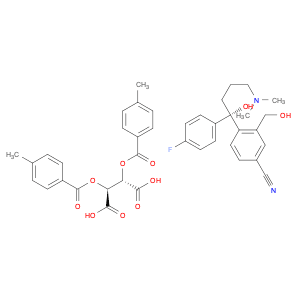 Butanedioic acid, 2,3-bis[(4-methylbenzoyl)oxy]-, (2S,3S)-, compd. with 4-[(1S)-4-(dimethylamino)-…