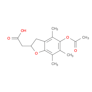 2-Benzofuranacetic acid, 5-(acetyloxy)-2,3-dihydro-4,6,7-trimethyl-