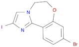 Imidazo[1,2-d][1,4]benzoxazepine, 9-bromo-5,6-dihydro-2-iodo-