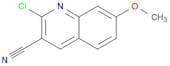 3-Quinolinecarbonitrile, 2-chloro-7-methoxy-