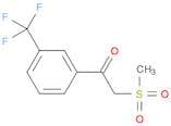 2-(Methylsulfonyl)-1-(3-(trifluoromethyl)phenyl)ethanone