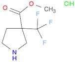 methyl 3-(trifluoromethyl)pyrrolidine-3-carboxylate hydrochloride