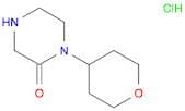 1-(Tetrahydro-2H-pyran-4-yl)piperazin-2-one hydrochloride