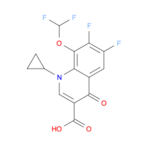 3-Quinolinecarboxylic acid, 1-cyclopropyl-8-(difluoromethoxy)-6,7-difluoro-1,4-dihydro-4-oxo-