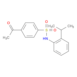 4-Acetyl-N-(2-isopropylphenyl)benzenesulfonamide