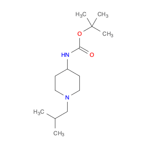Carbamic acid, N-[1-(2-methylpropyl)-4-piperidinyl]-, 1,1-dimethylethyl ester