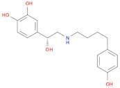 4-[(1R)-1-hydroxy-2-{[4-(4-hydroxyphenyl)butyl]amino}ethyl]benzene-1,2-diol