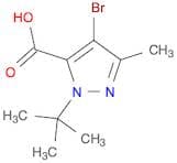4-bromo-1-tert-butyl-3-methyl-1H-pyrazole-5-carboxylic acid