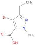 1H-Pyrazole-5-carboxylic acid, 4-bromo-3-ethyl-1-methyl-