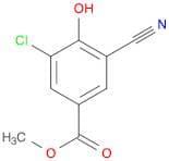 Benzoic acid, 3-chloro-5-cyano-4-hydroxy-, methyl ester