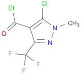 1H-Pyrazole-4-carbonyl chloride, 5-chloro-1-methyl-3-(trifluoromethyl)-