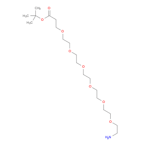 4,7,10,13,16,19-Hexaoxaheneicosanoic acid, 21-amino-, 1,1-dimethylethyl ester
