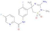 2-Pyridinecarboxamide, N-[3-[(5R)-3-amino-5,6-dihydro-2,5-dimethyl-1,1-dioxido-2H-1,2,4-thiadiazin…
