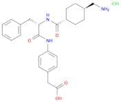 Benzeneacetic acid, 4-[[(2S)-2-[[[trans-4-(aminomethyl)cyclohexyl]carbonyl]amino]-1-oxo-3-phenylpr…