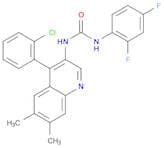 Urea, N-[4-(2-chlorophenyl)-6,7-dimethyl-3-quinolinyl]-N'-(2,4-difluorophenyl)-