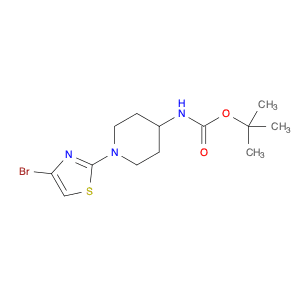 tert-butyl N-[1-(4-bromo-1,3-thiazol-2-yl)piperidin-4-yl]carbamate