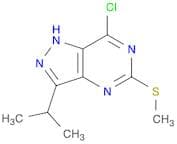 1H-PYRAZOLO[4,3-D]PYRIMIDINE, 7-CHLORO-3-(1-METHYLETHYL)-5-(METHYLTHIO)-