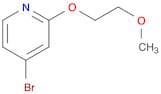 4-Bromo-2-(2-methoxyethoxy)pyridine