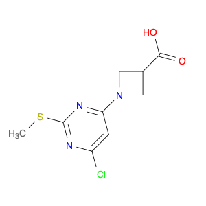 3-Azetidinecarboxylic acid, 1-[6-chloro-2-(methylthio)-4-pyrimidinyl]-