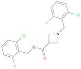 3-Azetidinecarboxylic acid, 1-[(2-chloro-6-fluorophenyl)methyl]-, (2-chloro-6-fluorophenyl)methyl …
