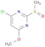 Pyrimidine, 4-chloro-6-methoxy-2-(methylsulfinyl)-