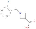 3-Azetidinecarboxylic acid, 1-[(2-fluorophenyl)methyl]-
