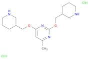 4-Methyl-2,6-bis(piperidin-3-ylmethoxy)pyrimidine dihydrochloride