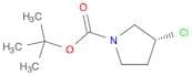 1-Pyrrolidinecarboxylic acid, 3-chloro-, 1,1-dimethylethyl ester, (3R)-