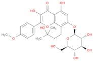 4H-1-Benzopyran-4-one, 7-(β-D-glucopyranosyloxy)-3,5-dihydroxy-8-(3-hydroxy-3-methylbutyl)-2-(4-me…