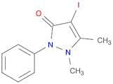 3H-Pyrazol-3-one, 1,2-dihydro-4-iodo-1,5-dimethyl-2-phenyl-