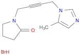 2-Pyrrolidinone, 1-[4-(5-methyl-1H-imidazol-1-yl)-2-butyn-1-yl]-, hydrobromide (1:1)
