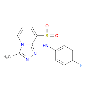 1,2,4-Triazolo[4,3-a]pyridine-8-sulfonamide, N-(4-fluorophenyl)-3-methyl-