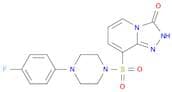 8-([4-(4-Fluorophenyl)piperazin-1-yl]sulfonyl)-2h,3h-[1,2,4]triazolo[4,3-a]pyridin-3-one