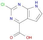 7H-Pyrrolo[2,3-d]pyrimidine-4-carboxylic acid, 2-chloro-